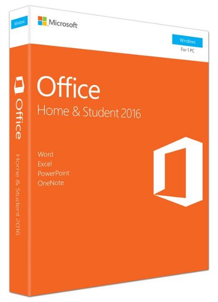 Office Home and Student 2016 English Medialess
