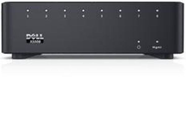 Dell Networking X1008P - 8 GbE PoE ports 10/100/1000