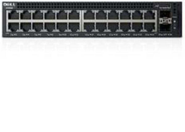 Dell Networking X1026 - 24 GbE ports, 2 x 1Gb SFP ports 10/100/1000