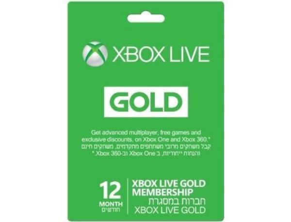 Microsoft Xbox360 Live 12mo Gld Crd a Xbox 360 EN/IW EMEA Refresh	