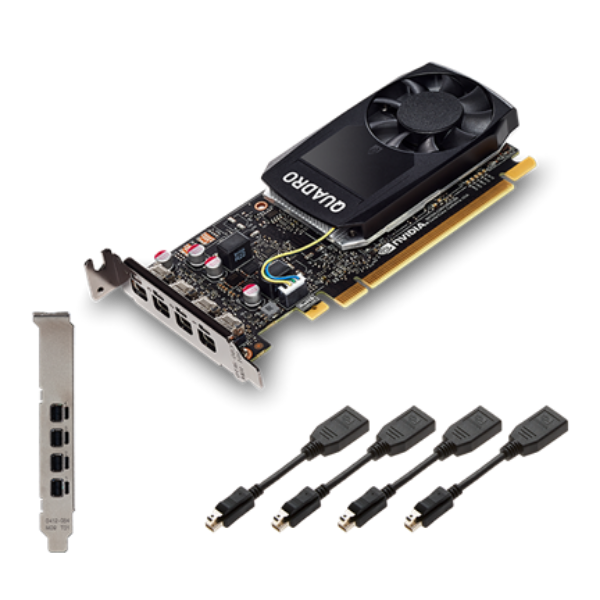 Picture of NVIDIA Quadro P1000 4GB GDDR5 PCIE 3.0 X16