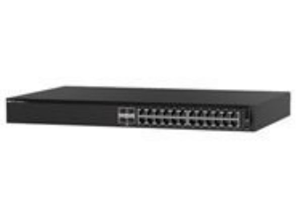 תמונה של Dell EMC Switch N1124T-ON, L2, 24 ports RJ45 1GbE, 4 ports SFP+ 10GbE, Stacking 3Y NBD