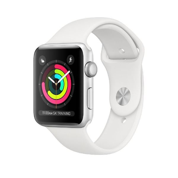 תמונה של Apple Watch Series 3 GPS, 42mm Silver Aluminium Case with White Sport Band