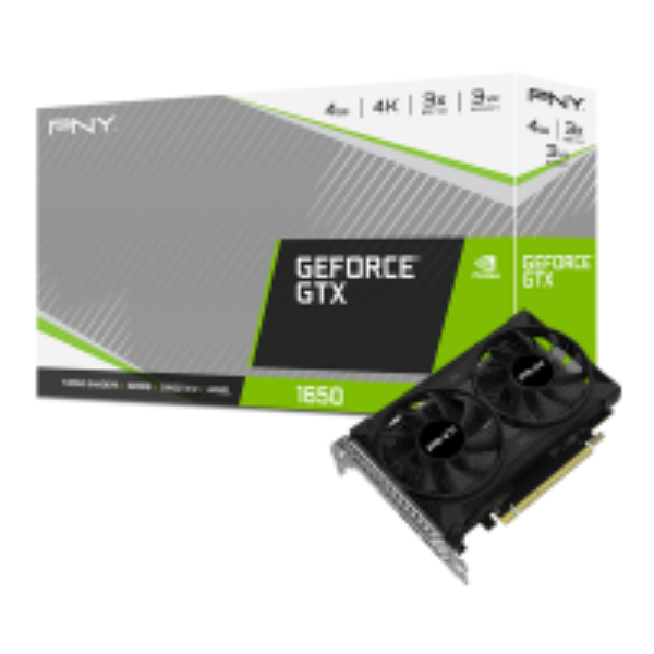 תמונה של PNY GEFORCE® GTX 1650 4GB Dual Fan 4GB GDDR6 128-bit