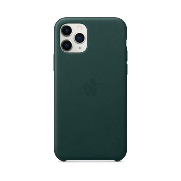 תמונה של iPhone 11 Pro Leather Case - Forest Green
