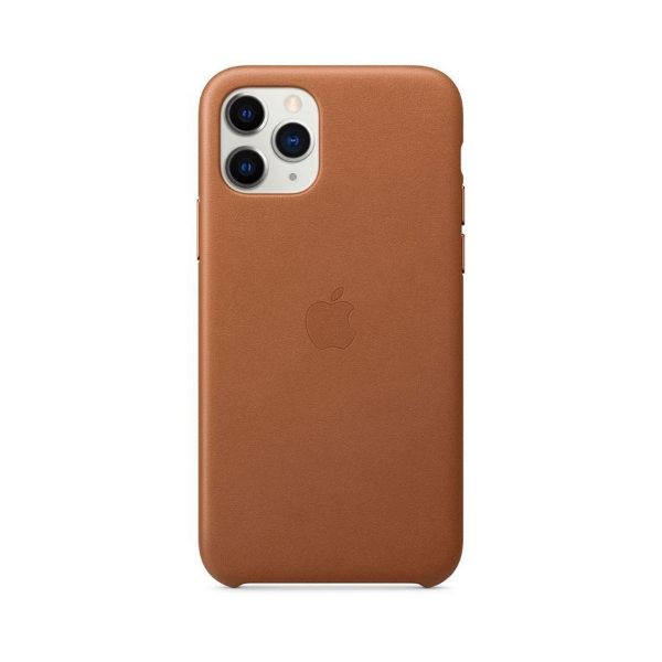 תמונה של iPhone 11 Pro Leather Case - Saddle Brown