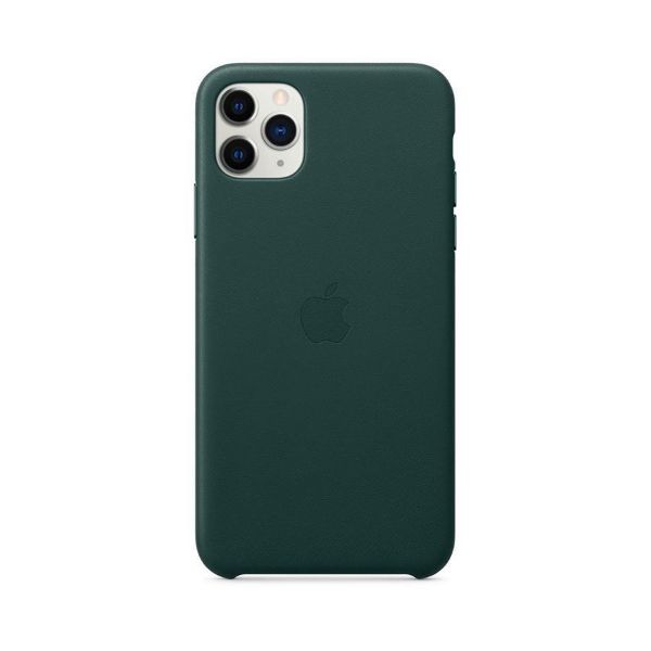 תמונה של iPhone 11 Pro Max Leather Case - Forest Green