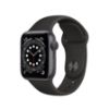 תמונה של Apple Watch Series 6 GPS, 40mm Space Gray Aluminium Case with Black Sport Band - Regular
