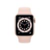 תמונה של Apple Watch Series 6 GPS, 44mm Gold Aluminium Case with Pink Sand Sport Band - Regular