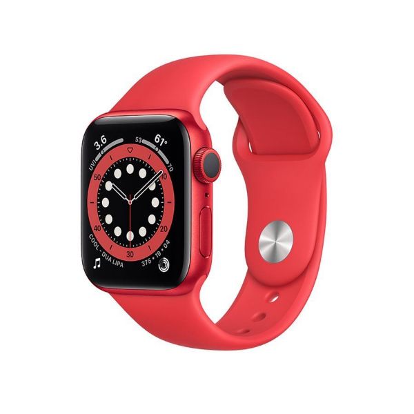 תמונה של Apple Watch Series 6 GPS, 44mm Product(RED) Aluminium Case with Product(RED) Sport Band - Regular