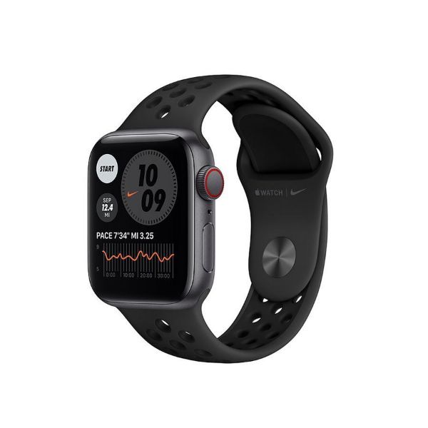 תמונה של 44mm Apple Watch Nike SE GPS + Cellular, Aluminium Case with Nike Sport Band - Regular