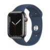 Picture of Apple Watch Series 7 GPS + Cellular, 45mm Stainless Steel Case with Sport Band - Regular