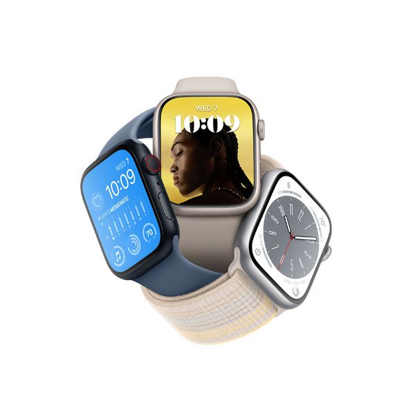 תמונה של Apple Watch Series 8 GPS + Cellular 41mm Aluminium Case with Sport Band - Regular