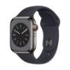 תמונה של Apple Watch Series 8 GPS + Cellular 41mm Stainless Steel Case with Sport Band - Regular
