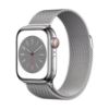 תמונה של Apple Watch Series 8 GPS + Cellular 41mm Stainless Steel Case with Milanese Loop