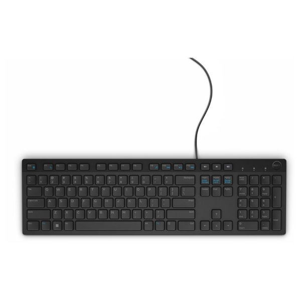 Picture of Dell 580-ADHZ Multimedia Keyboard-KB216 - Hebrew (QWERTY) - Black*אריזה חומה*