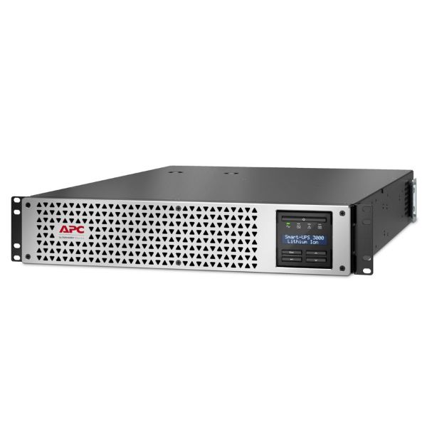 תמונה של APC Smart-UPS Line Interactive 3000VA, Lithium-ion, Rack, 2U, 230V, 8x IEC C13 + 1x IEC C19, SmartConnect, w/Network Management Card, AVR, LCD