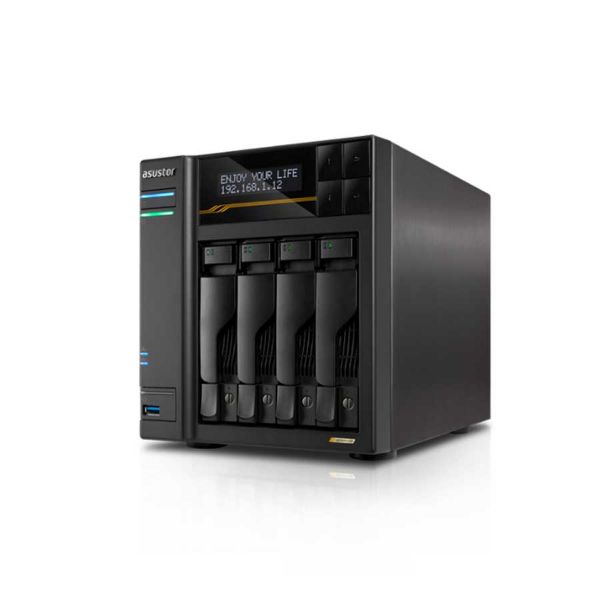 תמונה של Asustor Lockerstor 4 Gen3 4 Bay NAS, Quad-Core 2.3GHz CPU, Dual USB 4 Ports, Dual 10GbE Ports, Dual